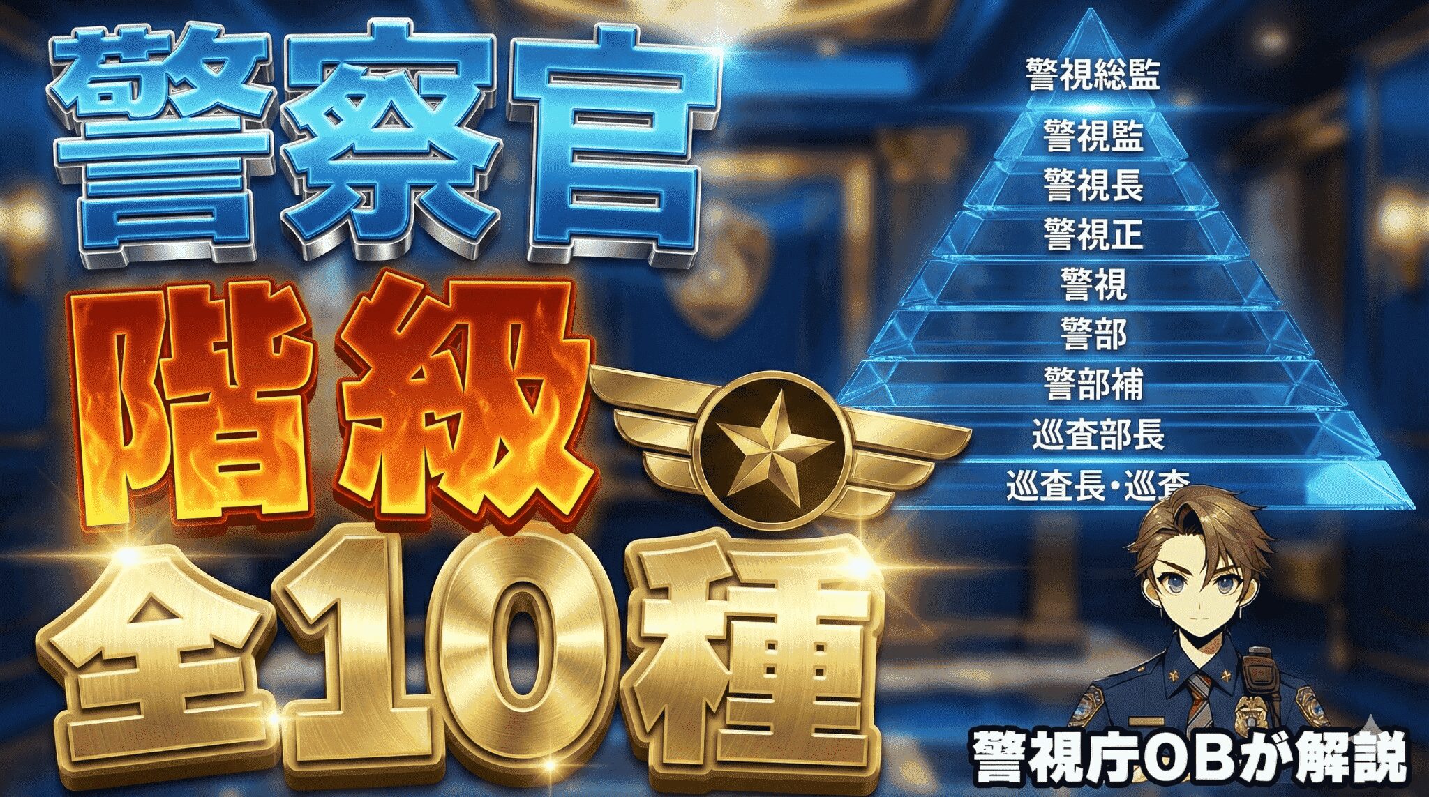 警察官の階級について徹底解説|役割や昇任方法も紹介