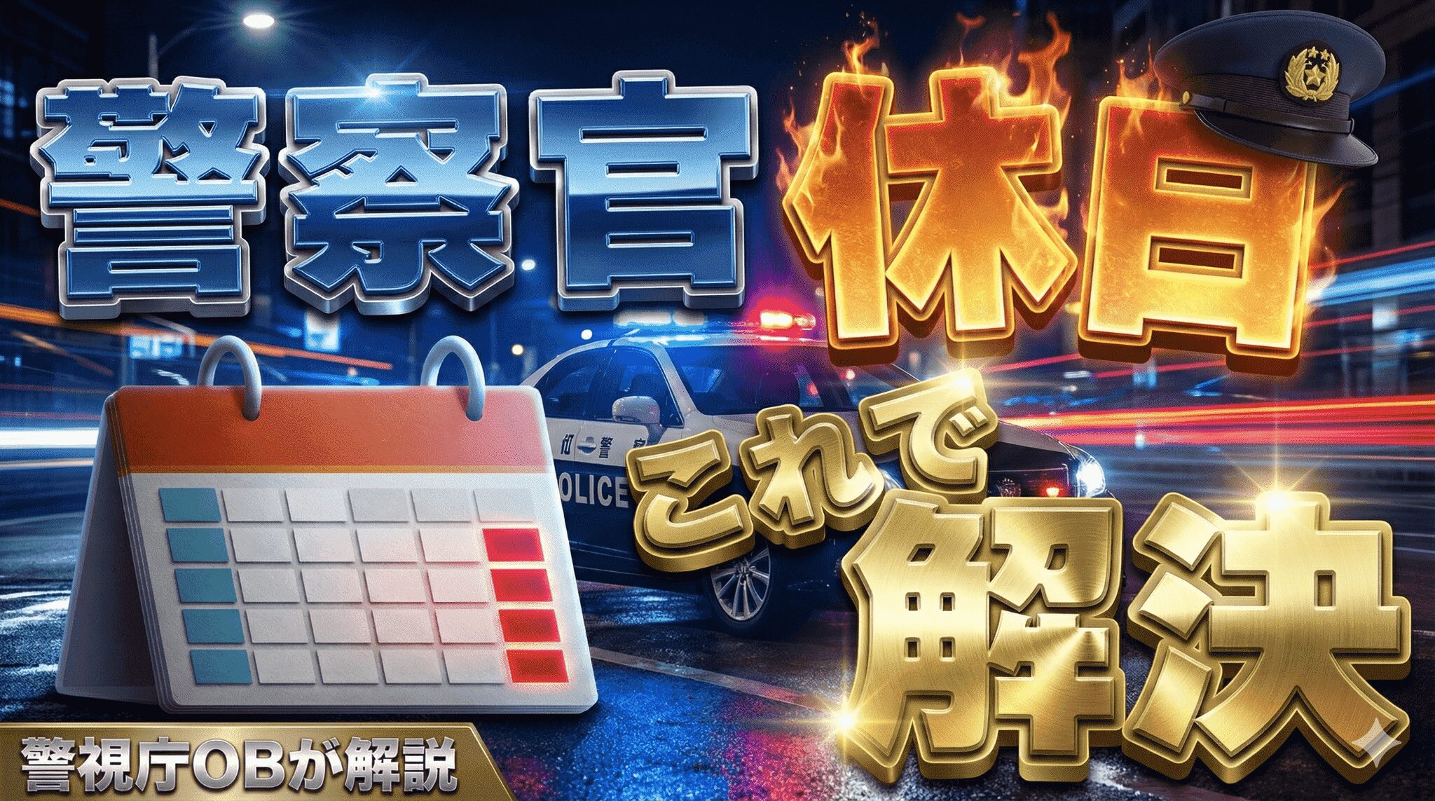 警察官の休みは多い?1日のスケジュールや休日の過ごし方について警視庁OBが解説