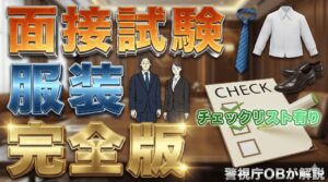 【全てわかる】警察官の面接で最適な服装｜男女別のポイントや当日のチェックリストを解説