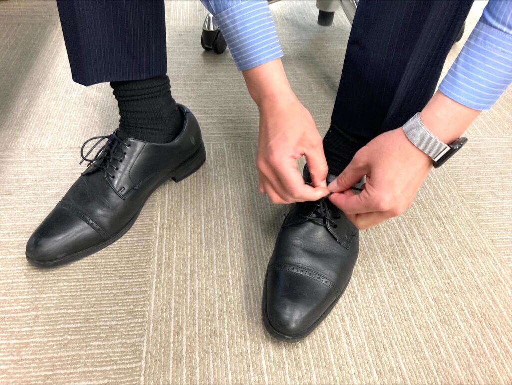 男性の靴下