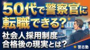 50代でも警察官に転職できる？社会人採用の制度と合格後の現実を徹底解説